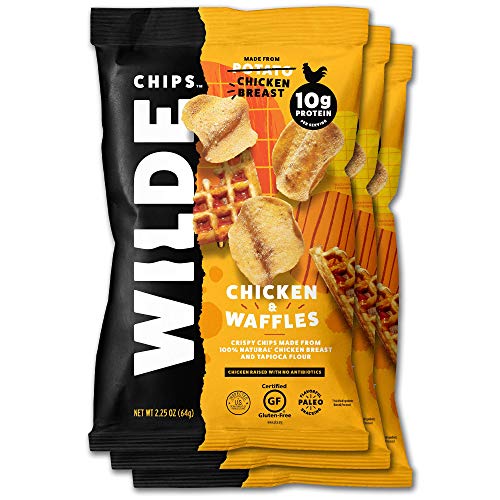 Chicken and Waffles Chicken Chips by Wilde Chips, Made with Real Chicken, 2.25oz Bag (3 Count) - Thumbnail 5