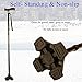 Beyoung Standing Quad Support Cane Tip Mobility Quadpod Stable Cane Support Walking Stick Base Tip Stabilizing Device Self Standing Quadruple Cane Tip (Quad Tip)