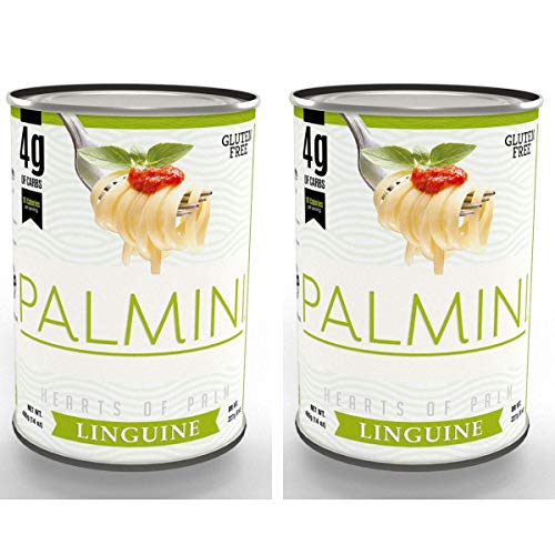 Palmini Low Carb Pasta | 4g of Carbs | As Seen On Shark Tank | 14 Oz. Can (Pack of 2)