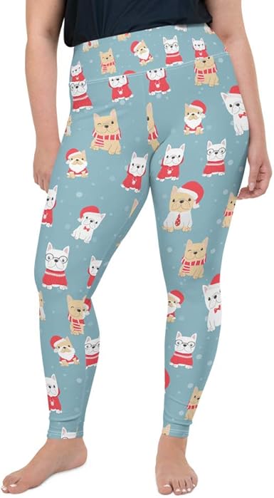 women's plus size christmas leggings