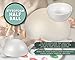 Juvale Half Sphere Foam Ball - Versatile DIY Craft Supply - Easy Customization of Foam Balls for Crafts & Art Supply for Floral Arrangements - Pack of 1, 12 x 12 x 6 in, White
