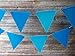 Quasimoon PaperLanternStore.com Blue Ombre Triangle Pennant Banner