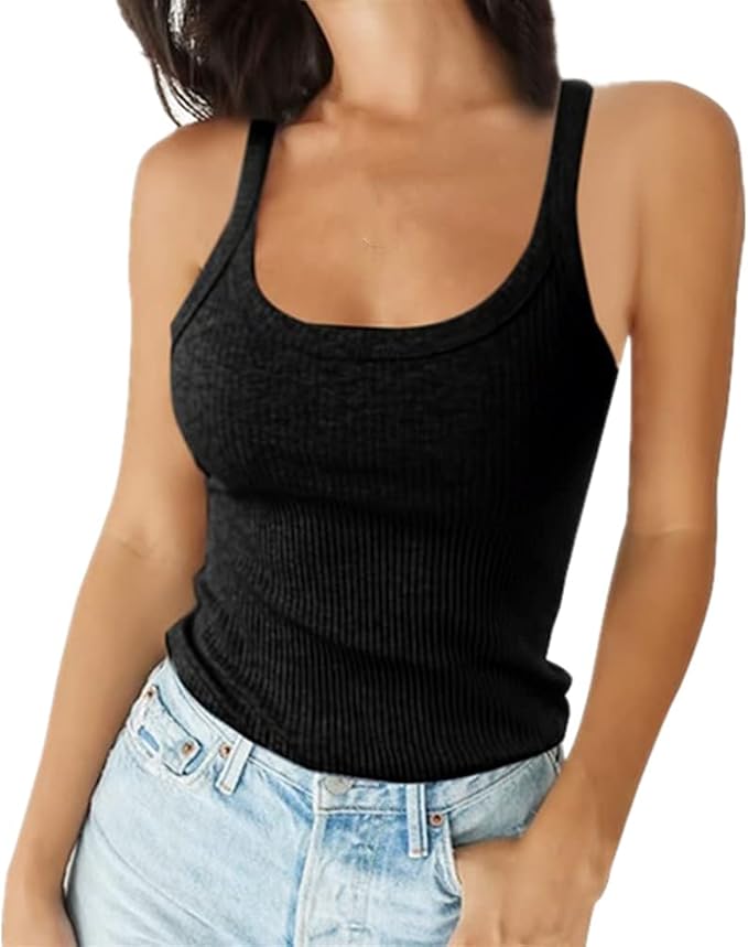 Ladies Sleeveless Tops Sexy Vest Casual Plus Size Loose Amazon.co.uk