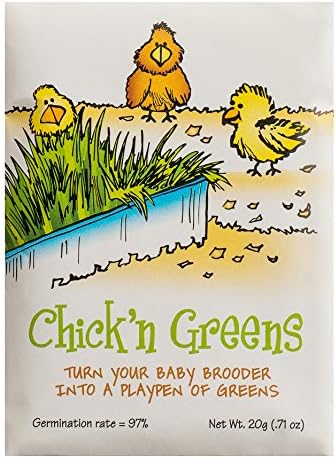Treats for Chickens Certified Organic Chick'n Greens Seed (1 Pack), One Size