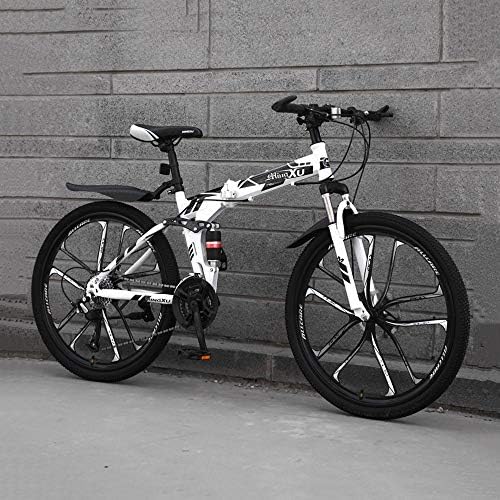 中古 Lrhd 金属24スピード折りたたみマウンテンロードバイクビーチ自転車男性と女子学生の24インチ シフトダブルショックアブソーバー大人2枚組ダブルショックアブソーバアーバントラックバイク