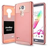 LG G Stylo/LG G4 Stylus (LS770) Case,AnnBay LG G4 Stylus 2in1 Hybrid Heavy Duty Case,Impact Resistant Shock-Absorption Case,Dual Layer Armor Full-Body Protective Case for LG G Stylo(Rose Gold)