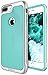 iPhone 7 Plus Case, SGM Premium Hybrid [Dual Layer] Armor Case Cover For Apple iPhone 7 Plus [Advanced Anti-Slip Design] [Shock Proof] (Mint + Silver)
