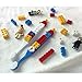 Kids Children Antibacterial Toothbrush Brick Design Toothbrush Brick Holder Case Cover (BlockBrush-RedHolder)