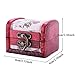 Ownsig Vintage Handmade Treasure Small Wooden Jewelry Box Ring Necklace Earrings Storage Organizer Case