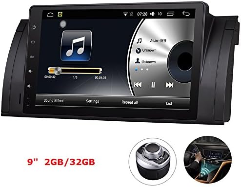 Car Audio Stereo Radio for BMW 5 Series 2000-2006(E39) Car GPS Navigation System 9 in Single Din Touch Screen with I-safe