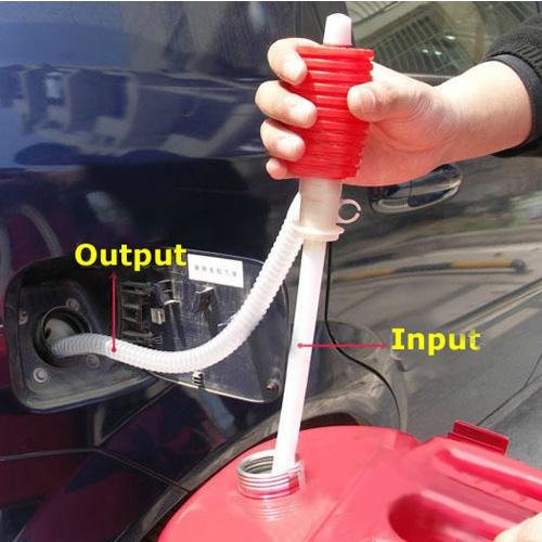 ZHUOTOP Car Gas Oil Water Liquid Transfer Hand Pump Sucker Used To Remove Water From Clogged Sinks Waterbeds Broken Wash Machines Boat And Pool Covers - Thumbnail 6