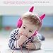 Kids Headphones, Vogek 2 in 1 Cat/Bunny Ear Wired On-Ear Headphones Headsets with 85dB Volume Limited, Children Headphones for Kids - Pink