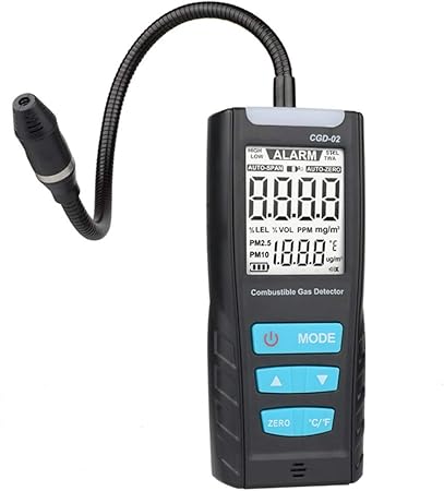 Jsx Lcd Gas Analyzer Meter Automotive Combustible Gas Sensor Detector Air Quality Monitor Gas Leak Detector With Sound Shock Alarm Amazon Co Uk Sports Outdoors