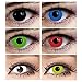 Women Multi-Color Colored Cute Charm and Attractive Fashion Contact Lenses Cosmetic Makeup Eye Shadow (Type 1, Black)