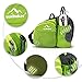 Sunhiker Outdoor Waist Bag, Sports Water Resistant Waist Pack with Water Bottle (Not Included) Holder, Running Belt Bag Pouch Fanny Pack for Hiking Running Cycling Camping Climbing Travel(Green)