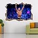 John Cena Smashed Wall 3D Effect Decal Removable Wall Sticker Art WWE H227, Regular