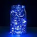 String Lights,Oak Leaf 2 Set of 9.8ft 30 LEDs Fairy Lights LED Starry String Lights Copper Wire Super Bright Micro Lights for Garden Patio Home Bedroom Party Wedding Decoration - Blue