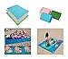 BASEIN Beach Blanket Sand Proof Waterproof Beach Mat Outdoor Picnic Blanket -Blue
