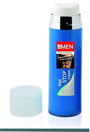 4Men Haarstopper Creme Post Depilatory Cream ? Haarwachstumshemmer Creme ? bleumarine Bretania, 80 ml
