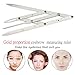 Eyebrow Tattoo Ruler Golden Ratio Permanent Grooming Stencil Shaper Symmetrical Tool Stainess Steel(2)