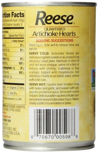 1 Reese+Quartered+Artichoke+Hearts+14+Ounces