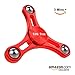 Fidget Spinner Figets Toy Metal Red Aluminum Alloy Finger Hand Figit Ball Bearing High Speed for Kids Adults