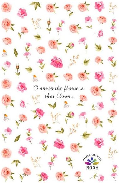 Amazon ネイルシール アンティークローズシール ジェルネイル ネイルアート 花柄 花びら フラワーネイル 薔薇 セルフネイル ネイルタウン シール ステッカー 通販