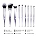 DUcare Makeup Brush Set 9Pcs Ombré Color Professional EyeShadow Foundation Powder Blending Brushes