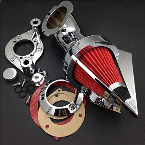 MFS MOTOR Motorcycle Triangle Spike Air Cleaner Filter Kits for 1991-2006 Harley-Davidson XL Models Sportster Air Cleaner Intake Filter