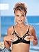 Shirley of Hollywood Women's Lace Underwire Open Tip Bra 369 38 Black
