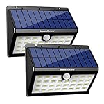 InnoGear Solar Lights 30 LED Wall Light Outdoor Security Lighting Nightlight with Motion Sensor Detector for Garden Back Door Step Stair Fence Deck Yard Driveway, Pack of 2