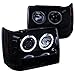 Spec-D Tuning 2LHP-GKEE93G-TM Jeep Grand Cherokee 4Dr Dual Halo Led Projector Headlights Smoked