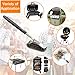 [2018 Upgraded]BBQ Grill Brush and Scraper, 18 Inches 3 in 1 Barbecue Cleaning Brush with Stainless Woven Steel Wire Bristles & Soft Comfortable Handle - Safe for Porcelain, Ceramic, Steel, Iron