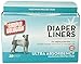 Simple Solution Disposable Dog Diaper Liners Ultra Absorbency, 10 count