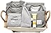 Burts Bees Baby Unisex Organic Take Me Home Stripe Heather Grey Basket, Heather Grey, 3 Months