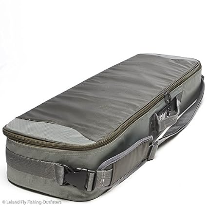thumbnail image 2 of Olde Fly Shop CORDURA Fly Rod & Reel Travel Case – 43" For 12ft 4-Piece Rod (Burgundy) 2 of 2
