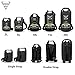 Forbidden Road 5L 10L 15L Waterproof Dry Bag (8 Colors) Dry Sack Roll Top Dry Compression Sack Keeps Gear Dry for Kayaking Boating Camping Canoeing Fishing Skiing Snowboarding (Black, 2L)