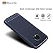 Sucnakp for Moto G6 Case, Moto G (6th Generation) Case, TPU Shock Absorption Technology Raised Bezels Protective Case Cover for Motorola Moto G6 5.7 Inch(TPU Blue)