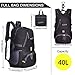 G4Free Foldable Hiking Backpack 40L Lightweight Daypack For Travel Camping Outdoor With USB Port