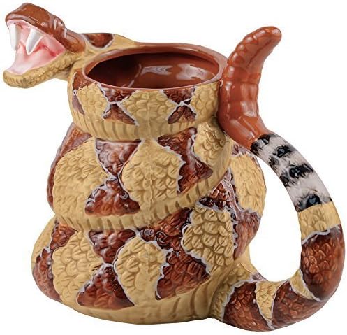 Rattlesnake Coffee Mug Cup - The Late Late Show with Craig Ferguson - 20oz. by AMERICAN LEGACY PRODUCTS