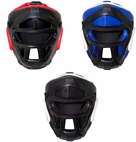 New Maxx adjustable Headguard helmet, boxing head gear Multi Color Face Grill Cover