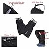 Macksi-Outdoor-Unisex-Waterproof-Camping-Hiking-Gaiters-High-Leg-Cover-1pair-with-a-Free-Shoe-Bag