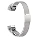 Fitbit Alta Band, BeneStellar Milanese Stainless Steel Replacement Band for Fitbit Alta HR and Alta (Milanese Silver)