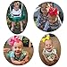 WillingTee 20 Colors Baby Girls Headbands 4.5 Inch Grosgrain Ribbon Hair Bows Soft Elastic Headbands Hair Accessories for Baby Girls Infants Toddlers