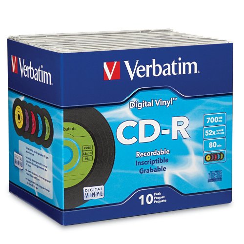 Verbatim-CD-R-80min-52X-with-Digital-Vinyl-Surface-10pk-Slim-Case-94439