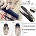 Kibiy Cordless Flat Iron USB Rechargeable Travel Hair Straightener Portable Wireless Mini Straightening Irons for Women Short Thin Hair and Men Long Beard