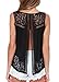KOINECO Women's Sexy Hollow Out Backless Crop Tank Tops