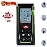 Acekool Laser Distance Meter Range Finder Build Measure Device Test Tool (131Ft)