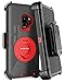 Galaxy S9 Case, Samsung Galaxy S9 Case, BENTOBEN Shockproof Heavy Duty Kickstand Swivel Belt Clip Hybrid Full Body Rugged Holster Protective Phone Case Cover for Samsung Galaxy S9 (SM-G960U),Black/Red