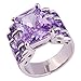 Psiroy 925 Sterling Silver Plated Simulated Tourmaline Knuckle Wide Band Ring Size 7